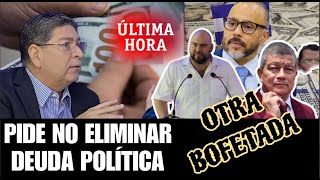 BOFETADA AL PUEBLO ARAUJO RECHAZA QUITAR LA DEUDA POLITICA Y PIDE QUE SIGAMOS PAGANDO LA CAMPAÑA [upl. by Enelrae869]