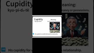 quotCupidityquot subscribe for morelearning wordoftheday englishgrammar teacherlife [upl. by Mcnully]