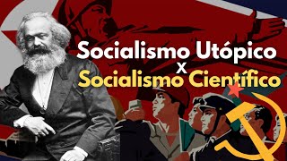 Socialismo Utópico x Socialismo Científico  Robert Owen  SaintSimon  Karl Marx [upl. by Brenk]