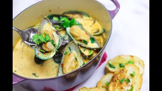 Mussels In Lemon Garlic Butter Sauce [upl. by Luahs]