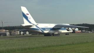 Start der Antonov An124 am Miltärflugplatz Emmen am 06082013 [upl. by Valry289]