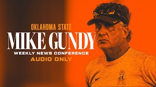 Mike Gundy News Conference 11424 [upl. by Groveman113]