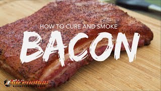 Homemade Bacon Recipe  How to Cure and Smoke Bacon  AmazingRibscom Maple Bacon [upl. by Aerdnuahs]