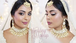 Indian wedding makeup tutorial using ONLY affordable products [upl. by Kali]