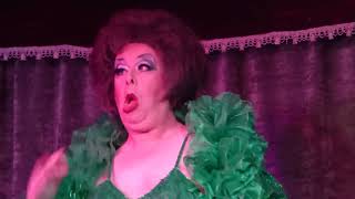 Rickys Cabaret Bar Christmas 30th Dec 2014 David Dale as Shirley Bassey [upl. by Naniac]