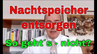 Nachtspeicheröfen entsorgen Asbest und andere Gefahren  Mekotherm Heizkörper als Alternativa [upl. by Koller]