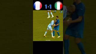 France VS Italy Fifa World cup Final 2006  Zidane Headbutt Metarazi😱Hd—Highlightsfootballshorts [upl. by Seema263]