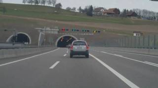 From quotLucernequot to quotOtelfingen ZHquot Highway Switzerland 6X Speed  032010  1080p [upl. by Ainerol]