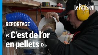 Face à la flambée des prix Yves fabrique ses propres granulés de bois [upl. by Yecart]