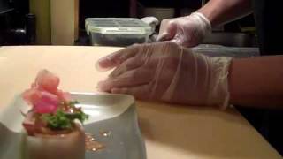 How to make Sashimi Naruto  Sushividscom [upl. by Alvord]