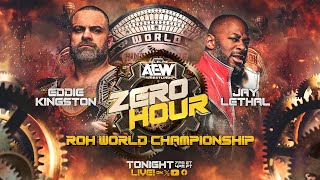 ROH World Championship Eddie Kingston v Jay Lethal  AEW Full Gear LIVE Tonight on PPV [upl. by Ginni]