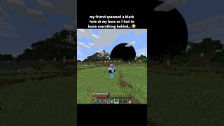 Escaping a Black Hole in Minecraft minecraft [upl. by Munshi]