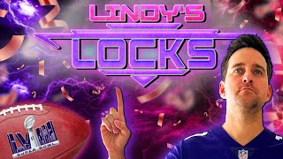 Best Super Bowl Picks amp Predictions  Chiefs vs 49ers  Lindys Locks Super Bowl 2024 [upl. by Earl]