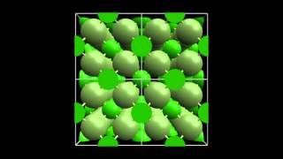 27 Fluorite Calcium difluoride crystal structure [upl. by Aerb]