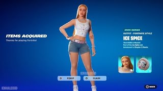 Buying the Ice Spice skin in Fortnite [upl. by Winsor]