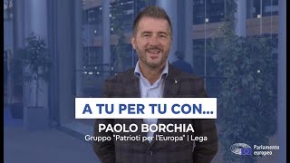 A TU PER TU CON Paolo Borchia capodelegazione Lega Patrioti per lEuropa [upl. by Douglass]