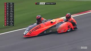 Molson Group British Sidecar Championship 2021 Round 2 Brands Hatch  Race 2 [upl. by Adnol461]