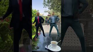 Dancingof trump after election 2024 😂dance elonmusk trump funny [upl. by Enimassej170]