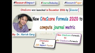 New CiteScore Formula 2020 for Journal Metric Vs JCR Impact Factor [upl. by Frannie]