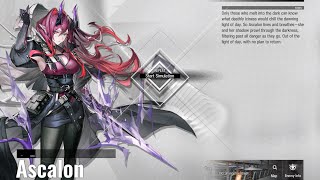 Arknights Paradox SimulationAscalon [upl. by Idmann]