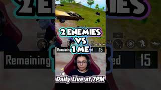 2 Enemies VS Me who won shorts bgmi pubgmobile [upl. by Wilda988]