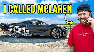 REBUILDING A WRECKED MCLAREN 720S  PT1 [upl. by Kammerer]