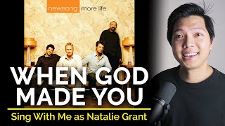 When God Made You Male Part Only  Karaoke  NewSong ft Natalie Grant [upl. by Thessa]