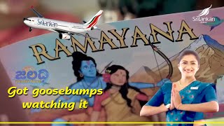 SriLankan Airlines catches attention for ad on Ramayana [upl. by Nnylannej534]