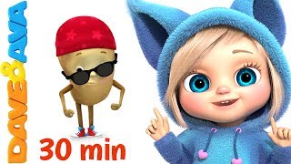 😀New Nursery Rhymes Collection  30 minutes Compilation from Dave and Ava😀 [upl. by Hoshi]