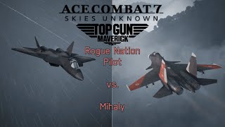 Ace Combat 7 Skies Unknown  Rogue Nation Pilot vs Mihaly  5th Gen Fighter [upl. by Varuag910]