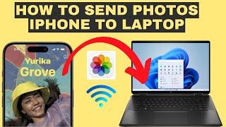 Hindi how to transfer photos from iphone to laptop without usb cable  Fastest Simple Free method [upl. by Grote]