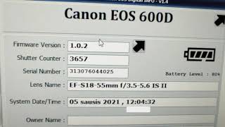 ★★★★★ how to check Canon shutter count with LINK [upl. by Namdor636]