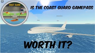 Is the Coast Guard Gamepass WORTH IT Roblox PTFS Gamepass Review [upl. by Alleuol242]