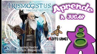 Trismegistus  Cómo se juega  Tutorial  Juego de Mesa [upl. by Aetnuahs]