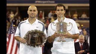 Pete Sampras vs Andre Agassi  US Open 2002 Final Highlights [upl. by Cornela]