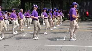 UW Band and Cheer Torchlight parade Seafair parade Seattle 72720224 MVI 0789 [upl. by Diella]