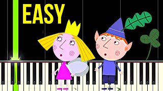 Ben amp Hollys Little Kingdoms Theme Easy Piano Tutorial For Beginners  Learn to play Piano [upl. by Zacek]