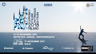 Campionati Italiani Pattinaggio di Figura 2018  14 dicembre 2017 [upl. by Pallaten676]