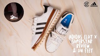 CLOT Adidas Superstar by Edison Chen Review amp On Feet [upl. by Eatnoid]