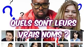 LES VRAIS NOMS DES CHANTEURS FRANCAIS [upl. by Assetan]