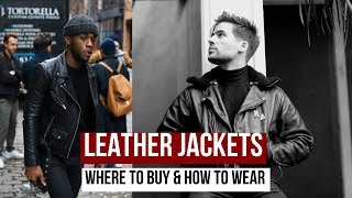 BEST Affordable Leather Jacket  Where To Buy Leather Jackets and How to Wear Them [upl. by Eiramalegna687]