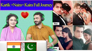 Kartik Naira Kaira Full JourneyKaira All Funny And Cute MomentsPakistani React On Kaira Moments [upl. by Virginie]