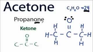 Acetone Lewis Structure How to Draw the Lewis Structure for Acetone [upl. by Vassar294]