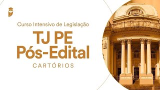 Curso Intensivo de Legislação TJ PE PósEdital Cartórios Registro Civil das Pessoas Jurídicas [upl. by Eyatnod]