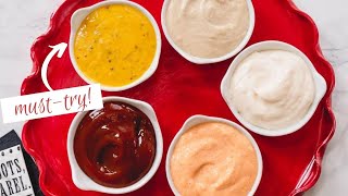 5 amazing dipping sauces in 5 minutes or less [upl. by Ling693]