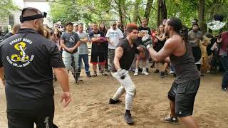 STREETBEEFS KUNTRY HOODLUM VS B ROSE mma [upl. by Karol949]