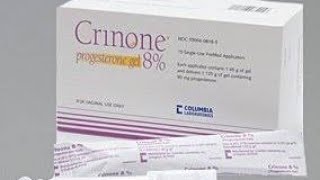 كيفية استخدام كرينون بروجيسترون جل مهبلي Crinone 8 progesterone vaginal gel بعد عملية الحقن المجهري [upl. by Latterll344]