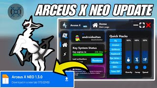 Roblox Arceus X New Update 130 🔥 Arceus X Neo Better Fluxus Executor amp Delta  Arceus X Download [upl. by Nymzaj]