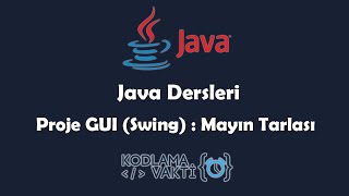 Java Dersleri 118  Proje  Mayın Tarlası Oyunu  GUI Swing [upl. by Aitercul]