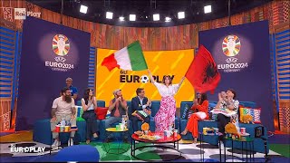 Michela Giraud presenta il cast dellAltra Nazionale  Gli EuroPlay  Italia  Albania 15062024 [upl. by Kassey]